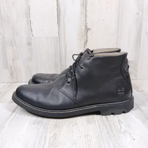 Timberland Earthkeepers Black Leather Waterproof Lace-Up Boots