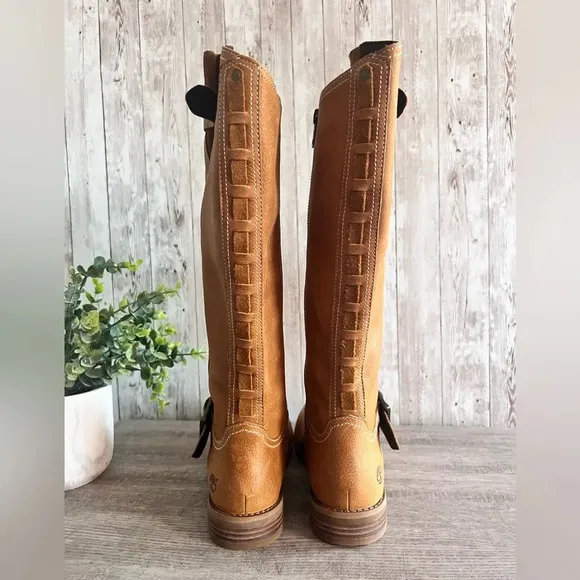Timberland Savin Hill Tall Leather Riding Boots Size 7
