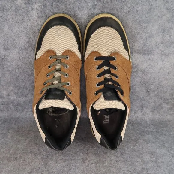 Timberland Shoes Mens 10 Sneakers Casual Oxford Leather Classic Brown Comfort