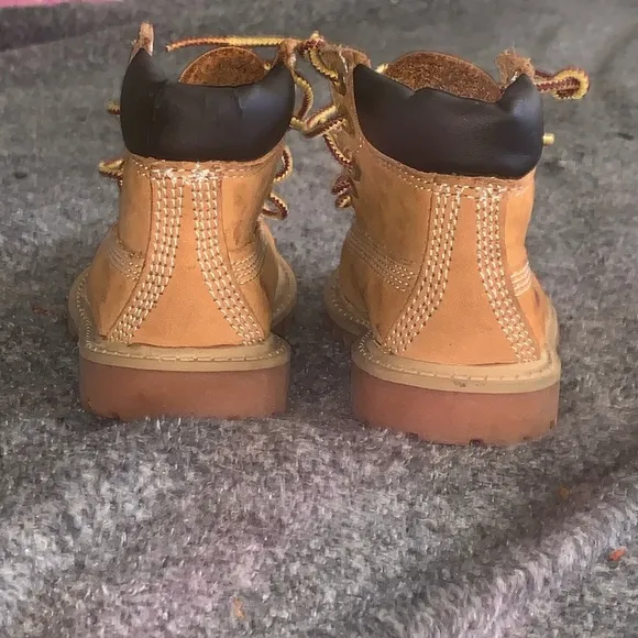 Timberland Tan Nubuck Leather Boots High-Top