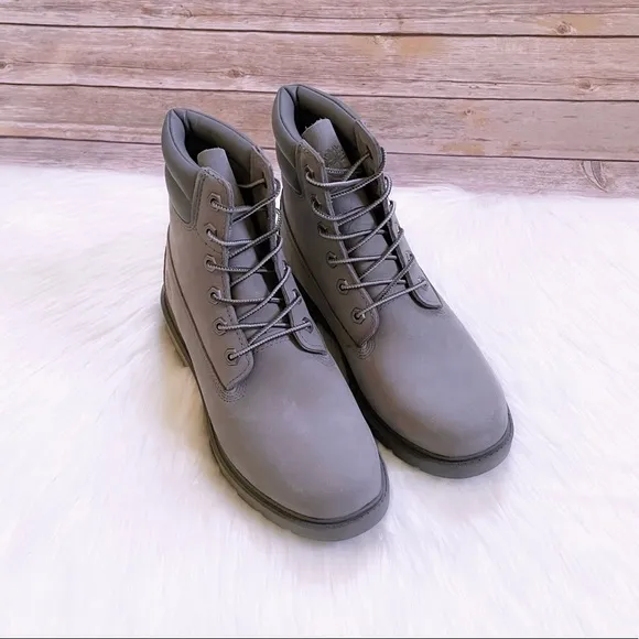 Timberland Women’s Linden Woods 6” Waterproof Grey Boots