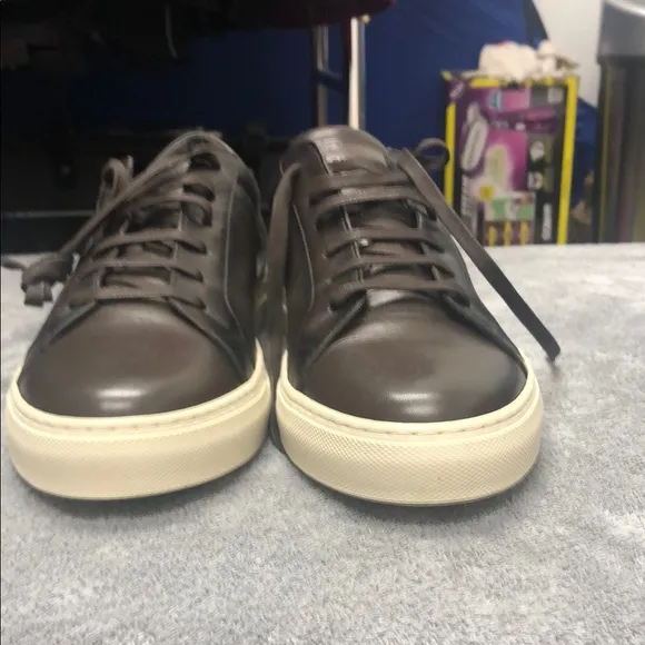 To Boot New York Cognac Leather Sneakers Minimalist Design