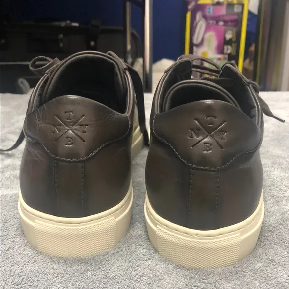 To Boot New York Cognac Leather Sneakers Minimalist Design