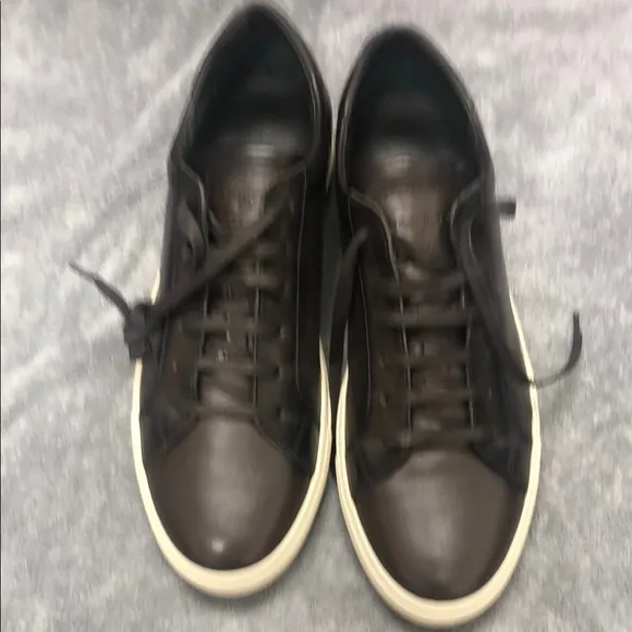 To Boot New York Cognac Leather Sneakers Minimalist Design