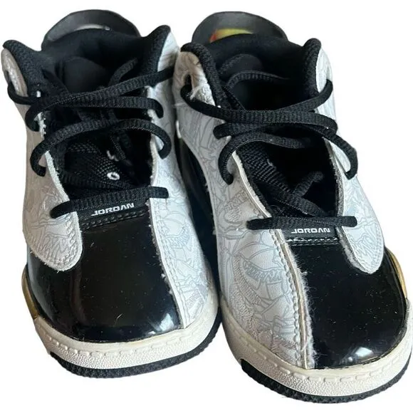 Toddler Boys Jordan Dub Zero TD Metallic Gold High Top Sneakers - Sz 9