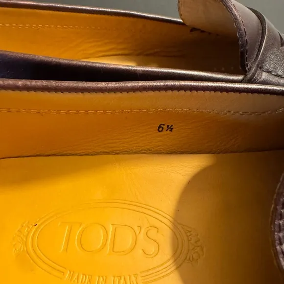 Tod’s Loafers brown leather size 8