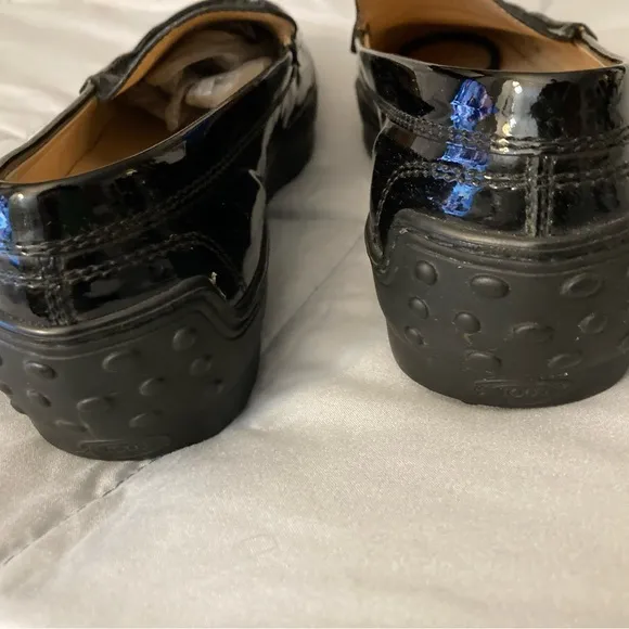 Tod’s Patent Leather Loafers Ex Cond
