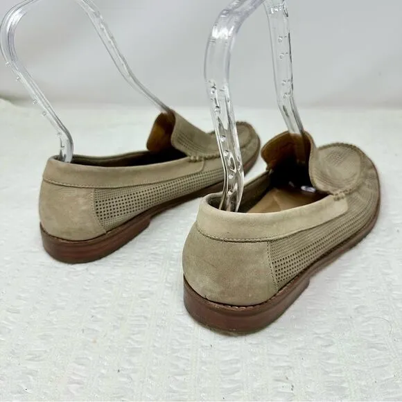 Tommy Bahama Perforated Leather Loafers- Size 10