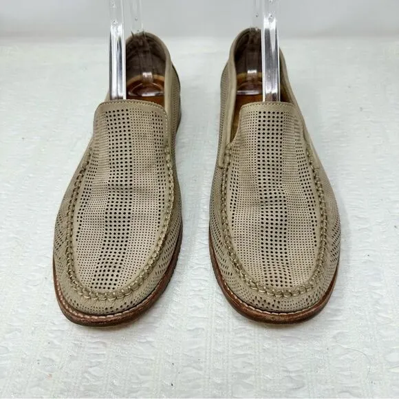 Tommy Bahama Perforated Leather Loafers- Size 10