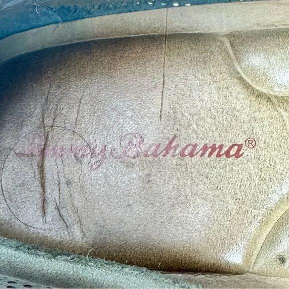 Tommy Bahama Perforated Leather Loafers- Size 10