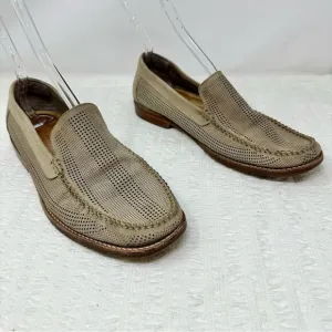 Tommy Bahama Perforated Leather Loafers- Size 10