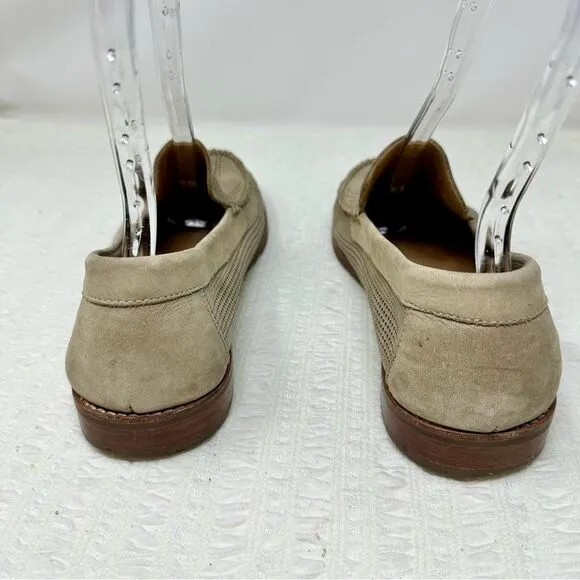 Tommy Bahama Perforated Leather Loafers- Size 10