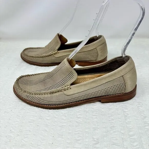 Tommy Bahama Perforated Leather Loafers- Size 10