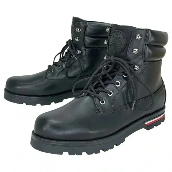 Tommy Hilfiger Melise Black Womens Ankle Boots Size 10M