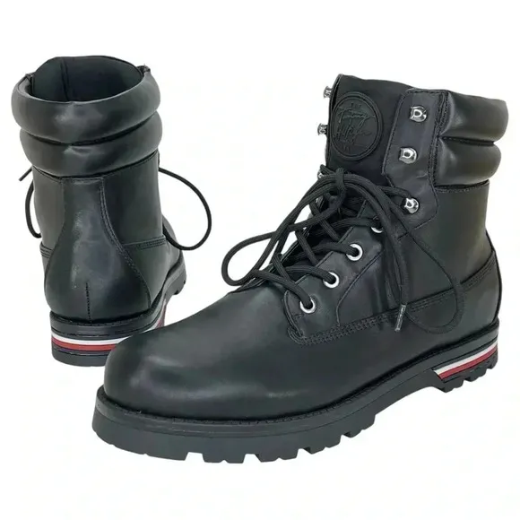 Tommy Hilfiger Melise Black Womens Ankle Boots Size 10M