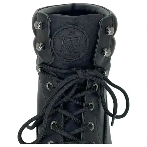 Tommy Hilfiger Melise Black Womens Ankle Boots Size 10M