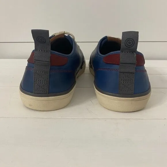 Toms X Marvel Blue Leather Sneakers, Size 11.5