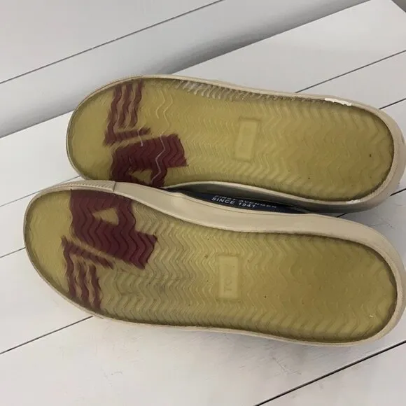 Toms X Marvel Blue Leather Sneakers, Size 11.5