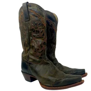 Tony Lama Sierra Goldrush Distressed Leather Boots