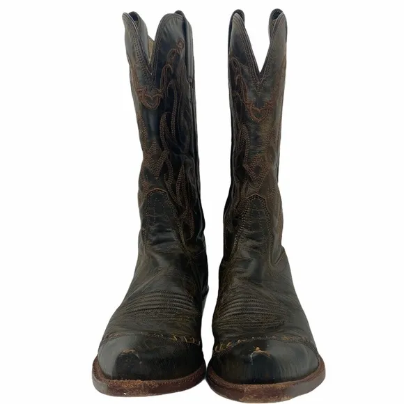 Tony Lama Sierra Goldrush Distressed Leather Boots