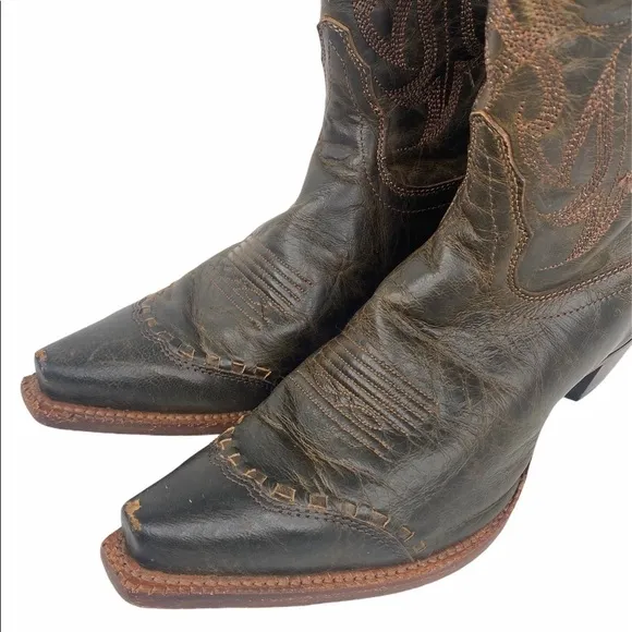 Tony Lama Sierra Goldrush Distressed Leather Boots