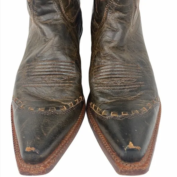 Tony Lama Sierra Goldrush Distressed Leather Boots