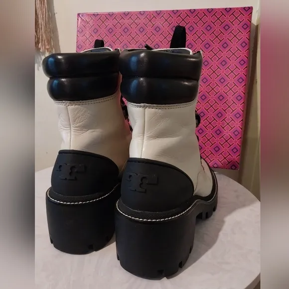 Tory Burch Lug Sole Hiker Boots