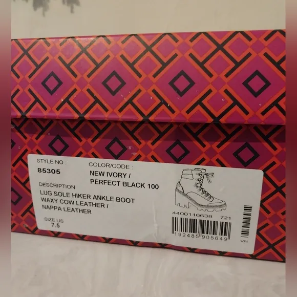 Tory Burch Lug Sole Hiker Boots