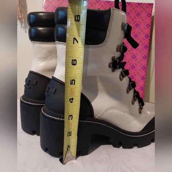 Tory Burch Lug Sole Hiker Boots