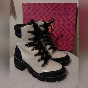 Tory Burch Lug Sole Hiker Boots