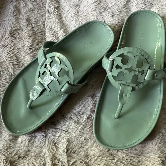 Tory Burch Miller Cloud Lug Sandals, Size 7