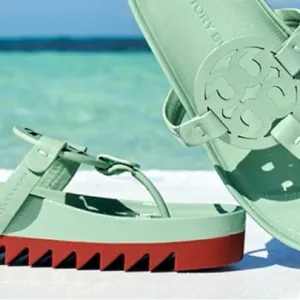 Tory Burch Miller Cloud Lug Sandals, Size 7