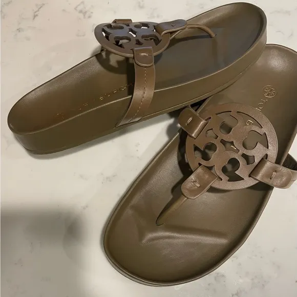 Tory Burch miller cloud sandals NWOT