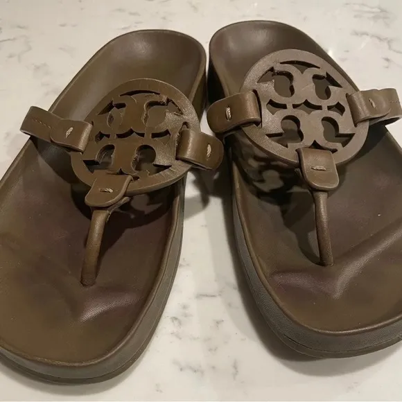 Tory Burch miller cloud sandals NWOT