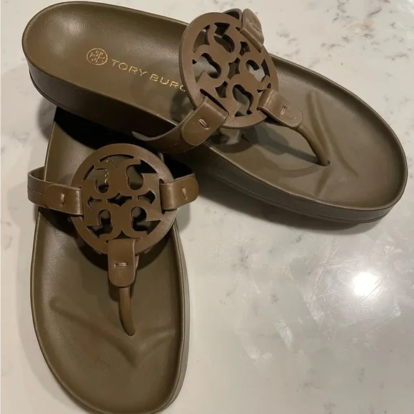 Tory Burch miller cloud sandals NWOT