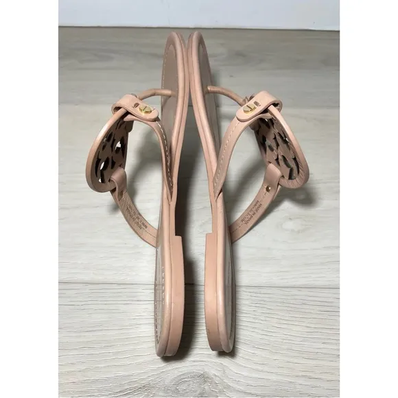 Tory Burch Miller Light Makeup Leather Sandals Size 10