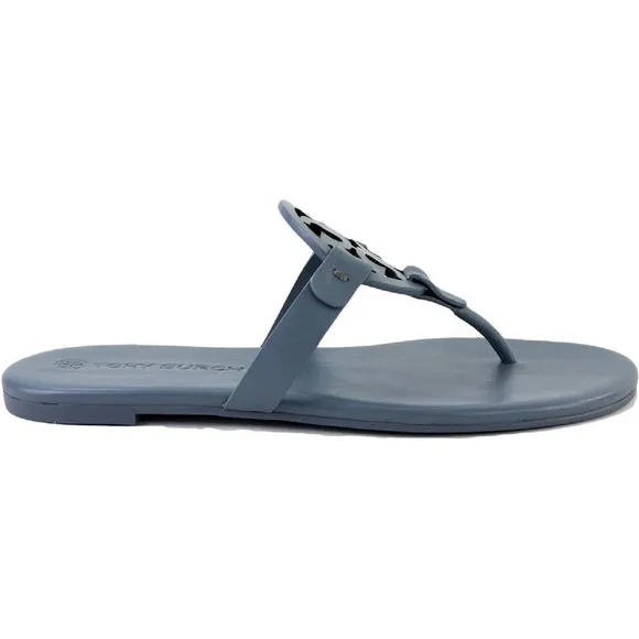 Tory Burch Miller Soft Women's Leather Memory Foam Slide Thong Sandals 10