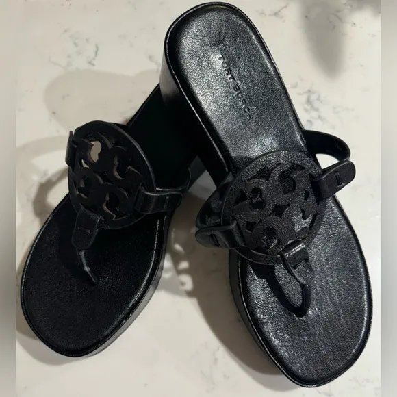 TORY BURCH Women's Miller Wedge Sandal NWOT