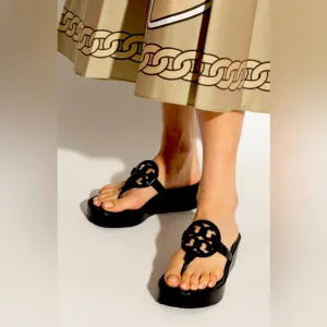 TORY BURCH Women's Miller Wedge Sandal NWOT