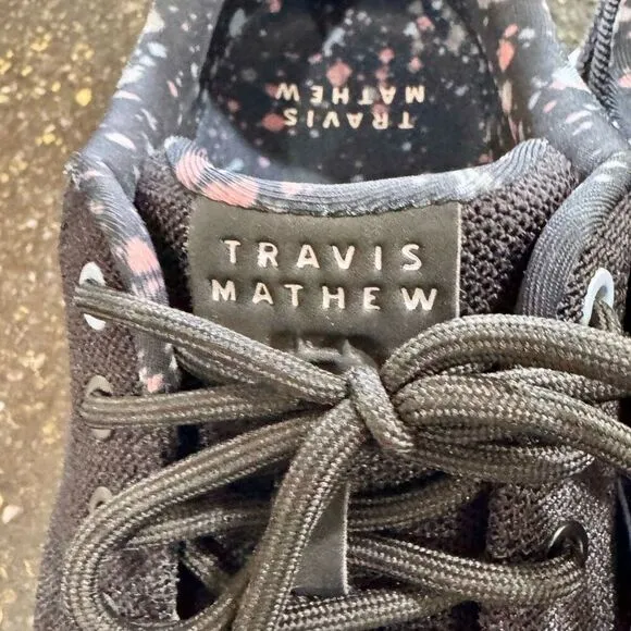 Travis Mathew the Daily 2.0 Black Mesh Sneakers. Size 11.