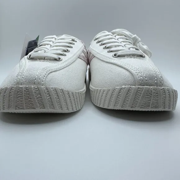 Tretorn Nylite Womens Tennis Shoes Sneakers 8.5‎ White Pink Lace Low Top Comfort