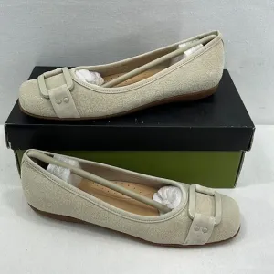 Trotters Sizzle Ballet Flats- Off White- Size 6.5 N- NIB