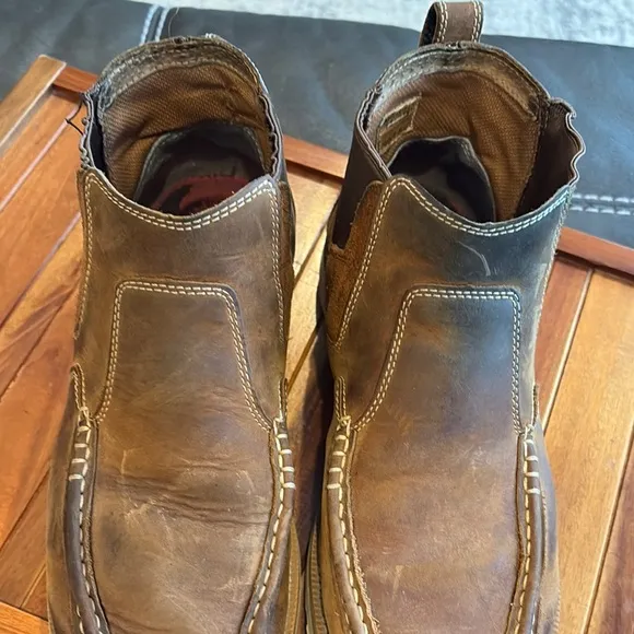 Twisted X Brown Leather Moc-Toe Boots