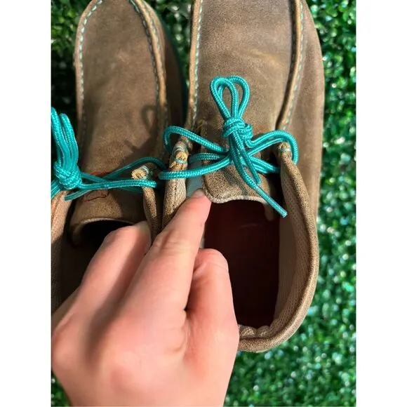 TWISTED X LEATHER LOAFERS SZ 10M
