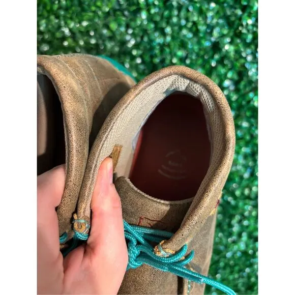 TWISTED X LEATHER LOAFERS SZ 10M