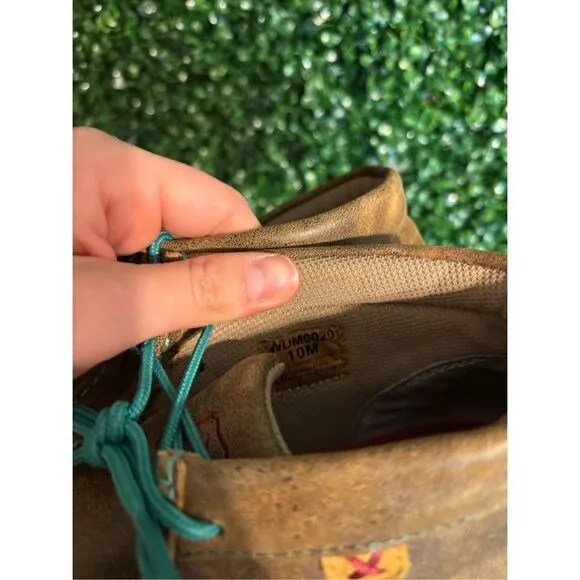 TWISTED X LEATHER LOAFERS SZ 10M
