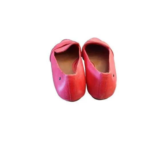 UGG ALEXA LEATHER EXOTIC CIGARETTE FLATS LOAFERS WOMENS SIZE 8