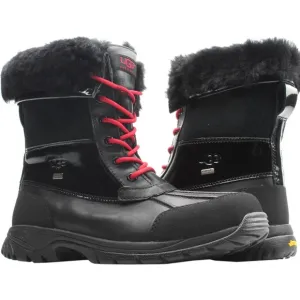 UGG AUSTRALIA BUTTE MEN'S BLACK BOOTS SIZE 12