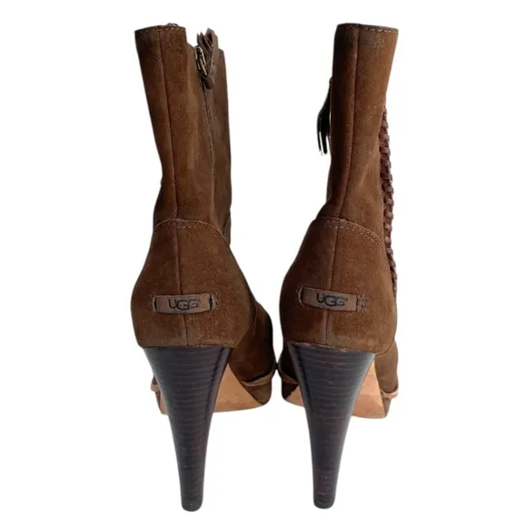UGG Australia Women's &quot;Bianka&quot; Water Resistant Heeled Boots 7