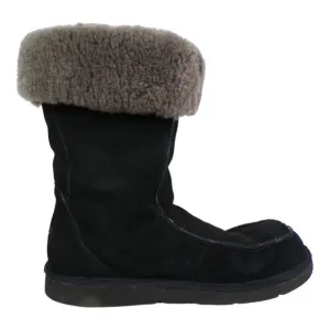 UGG® Australia Women’s Downtown Sheepskin Boots Classic 5210 Black Size 10 #1049